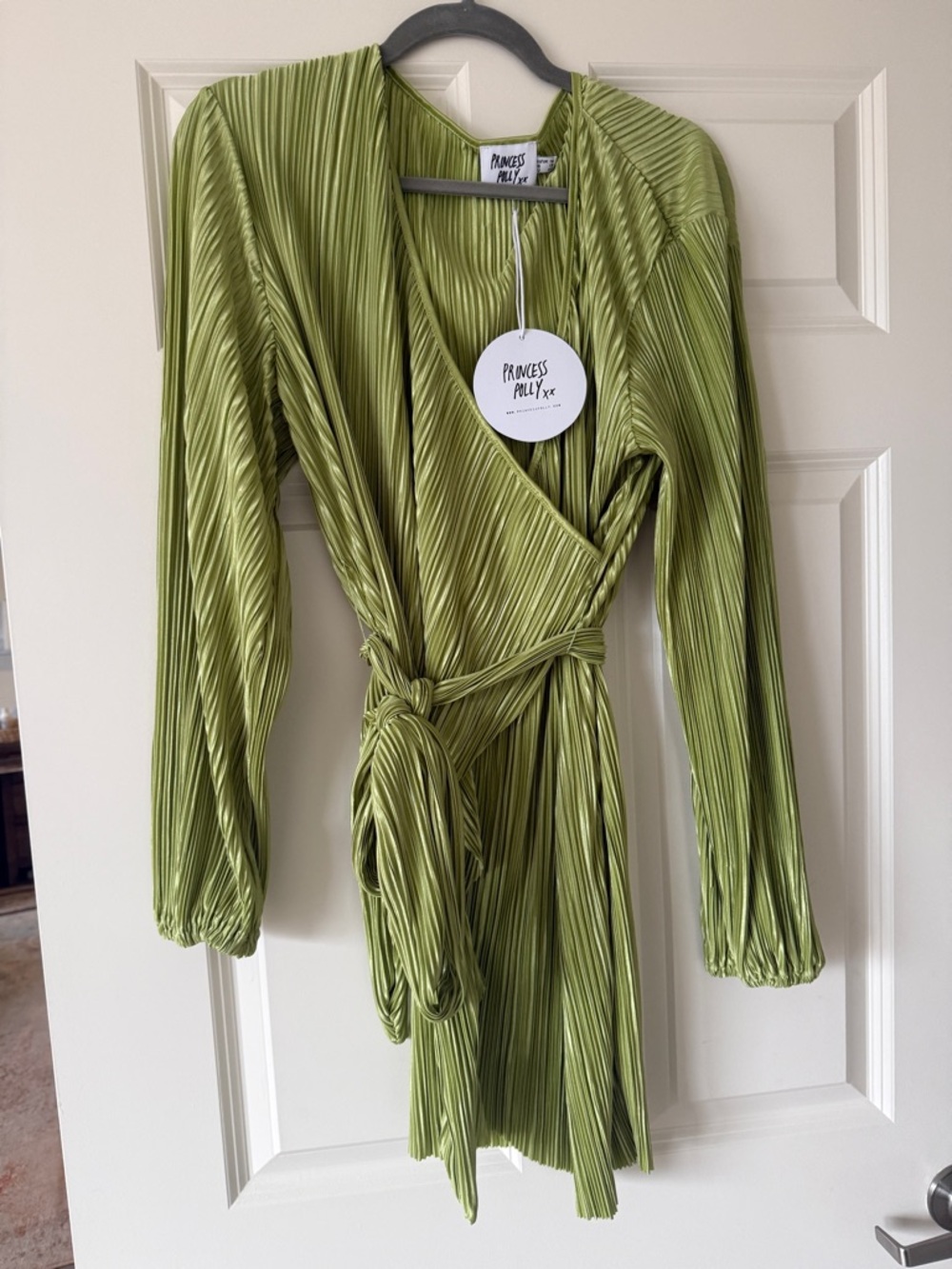 Princess Polly Green Wrap Dress